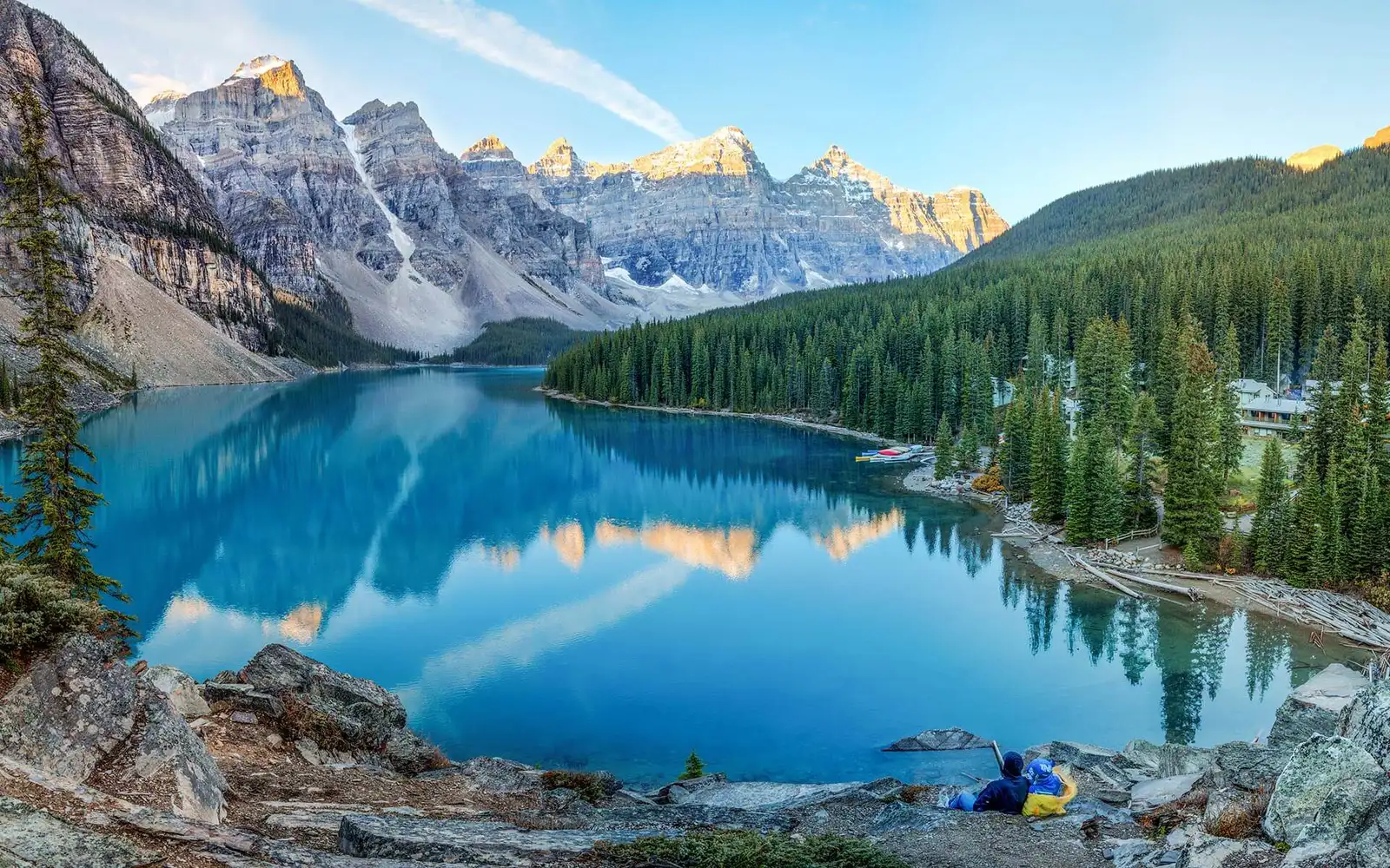 Moraine Lake in the Canadian Rockies, Alberta